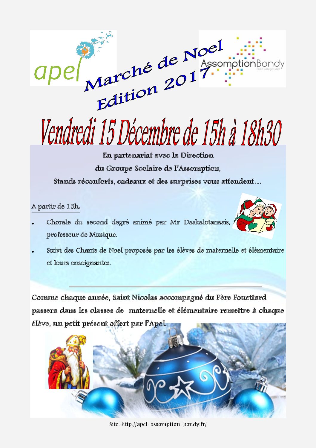 Le marché de Noël 2017 ! Le marché de Noël 2017 !