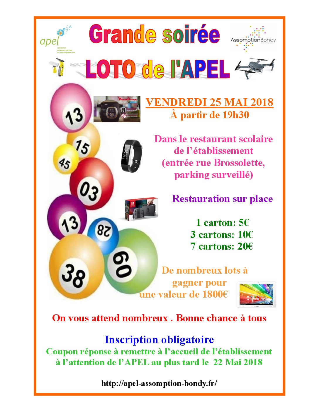 Loto : Notre prochain rendez-vous ! Loto : Notre prochain rendez-vous !