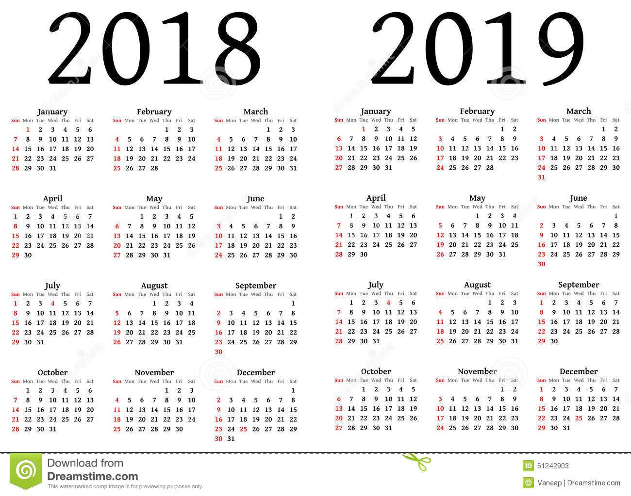Le calendrier 2018 2019! Le calendrier 2018 2019!