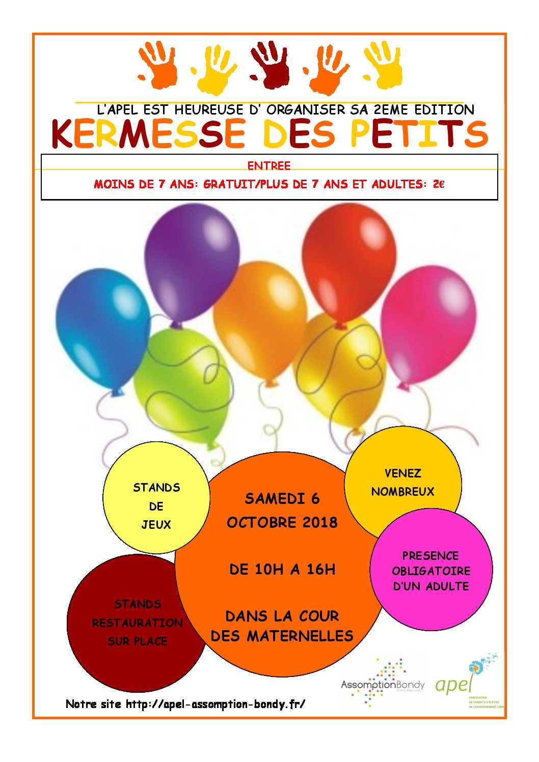 La kermesse des petits : Deuxième édition ! La kermesse des petits : Deuxième édition !